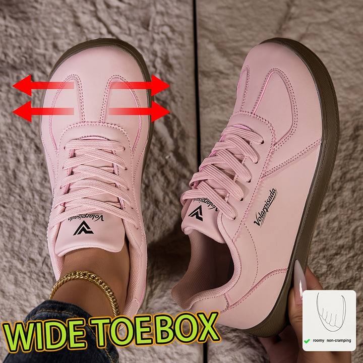 Women's Lightweight Wide Toe Box Platform Sneakers