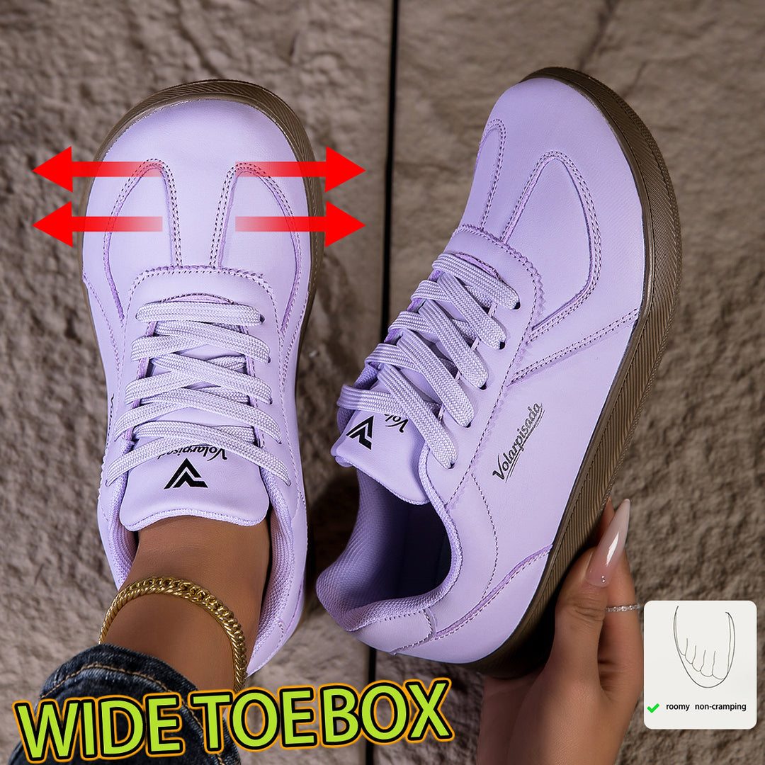 Women's Lightweight Wide Toe Box Platform Sneakers