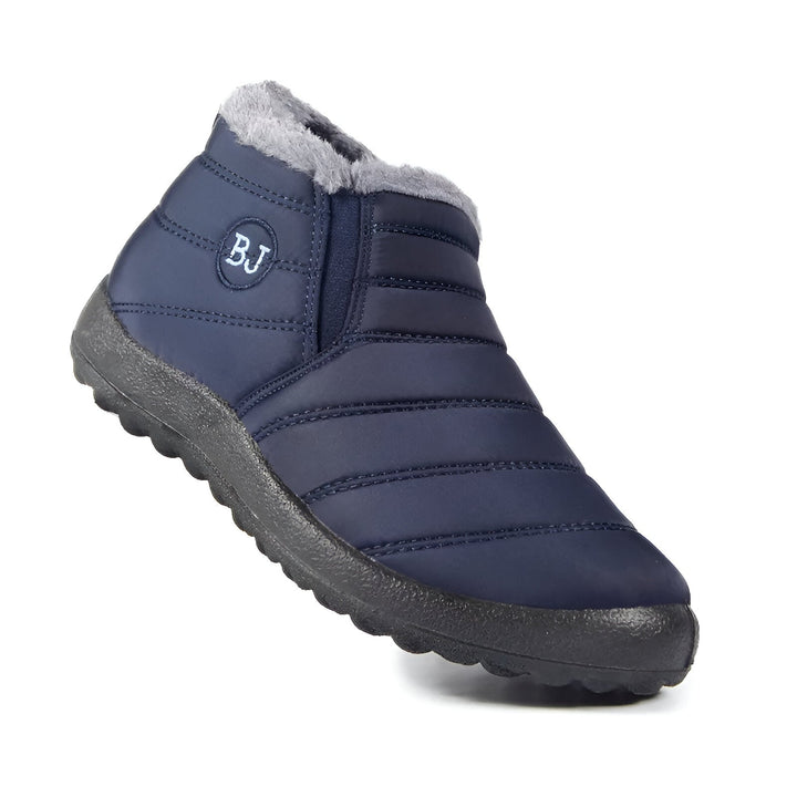 Men's Casual Slip On Snow Boots - Blue