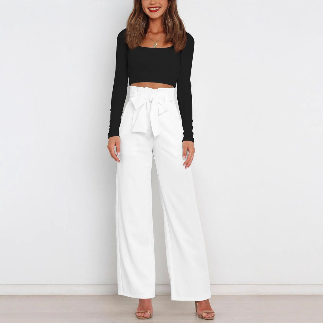 The Confidence Fit™ High-Waist Wide-Leg Trousers