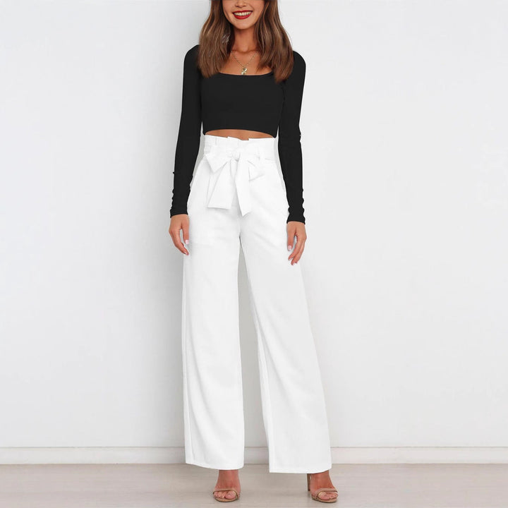 The Confidence Fit™ High-Waist Wide-Leg Trousers
