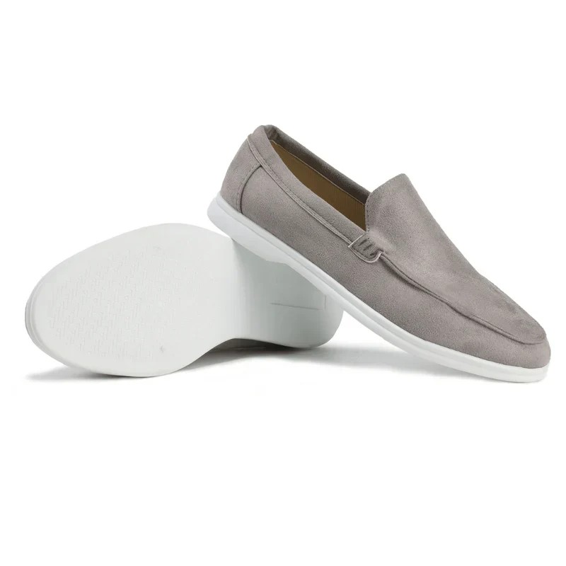 Men’s Suede Slip-On Loafers | Lightweight Sole | Casual Smart Summer Footwear