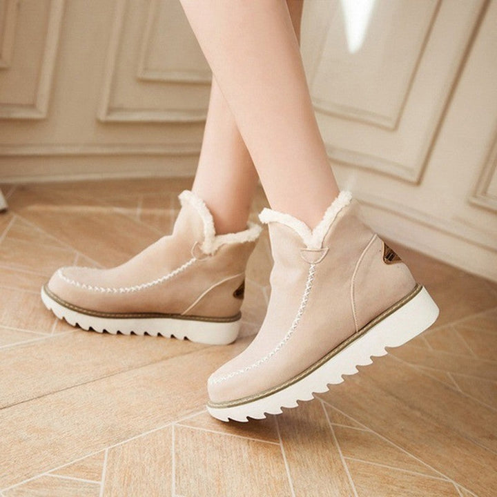 Women's Suede Non-Slip Winter Boots Women