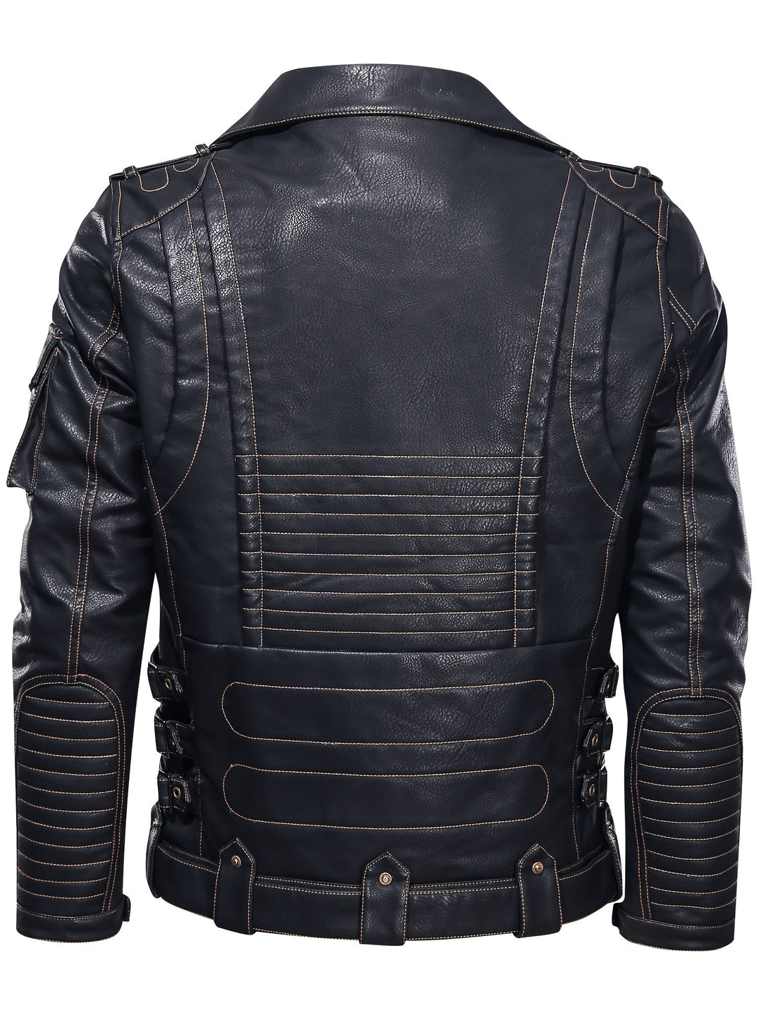 Gordon | Military Leather Biker Jacket