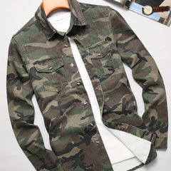 Rupert | Men's Camouflage Regular Fit Pocket Overshirt