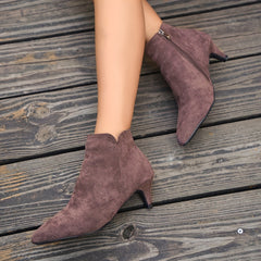 Rosalind | Women's Plush Lined Kitten Heel Boots