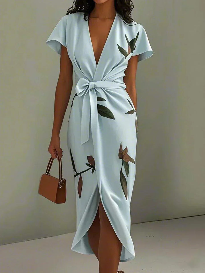 Imogen | Deep-V Wrap Dress