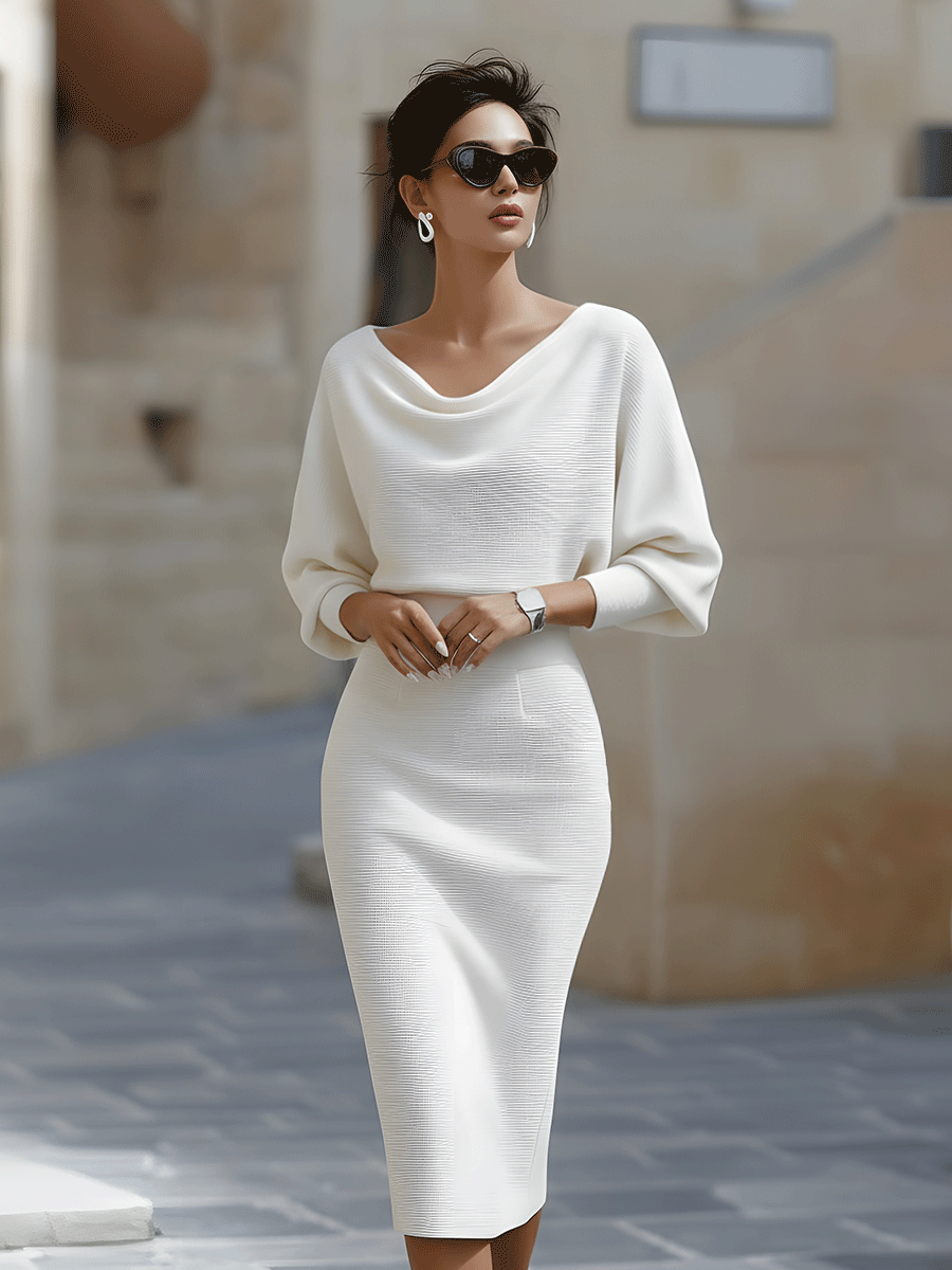 Rosée | Batwing Midi Dress
