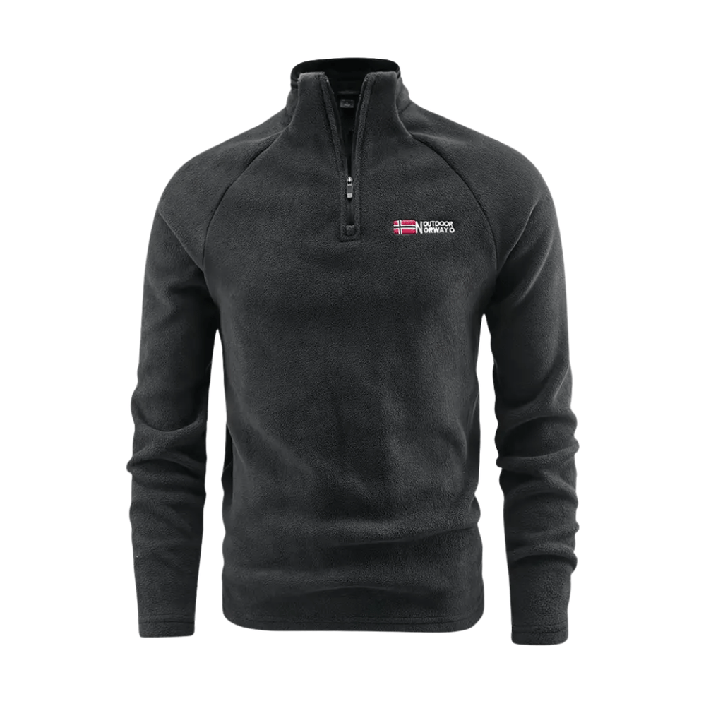 Men's Knit Fleece Quarter Zip Sweater
