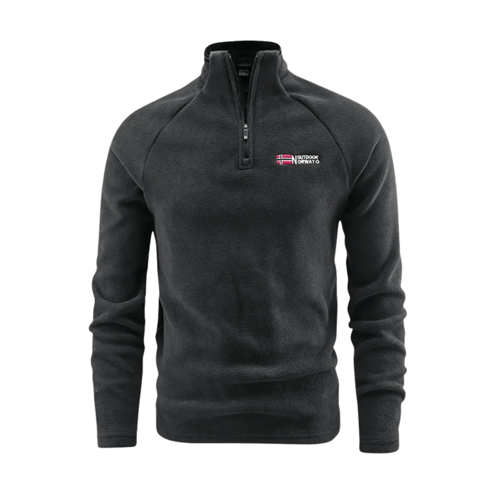 Men's Knit Fleece Quarter Zip Sweater