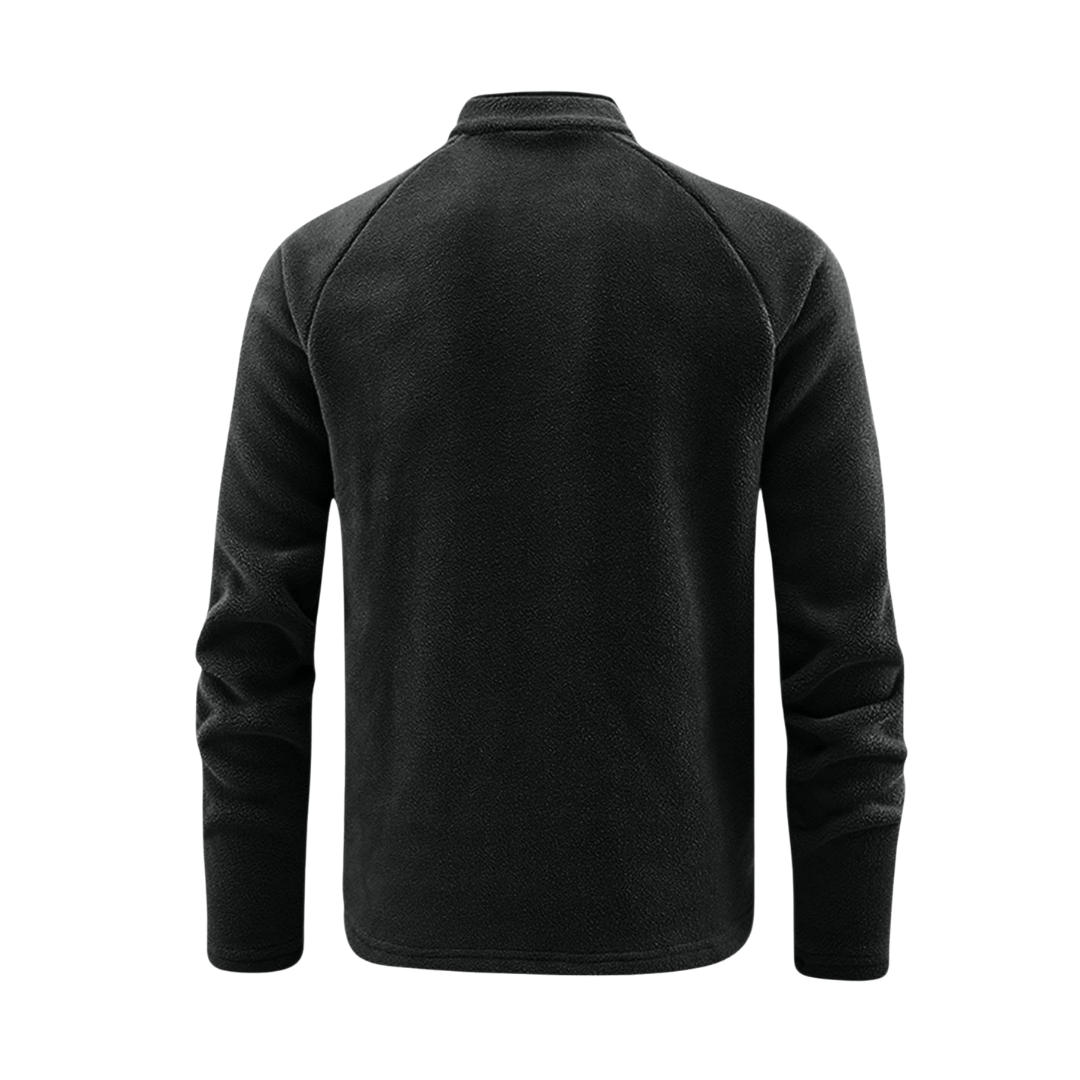 Men's Knit Fleece Quarter Zip Sweater