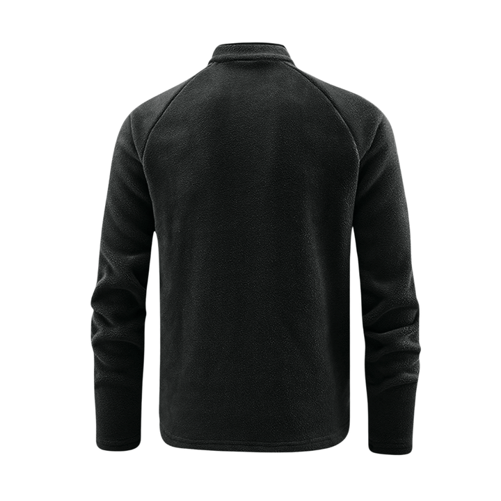 Men's Knit Fleece Quarter Zip Sweater