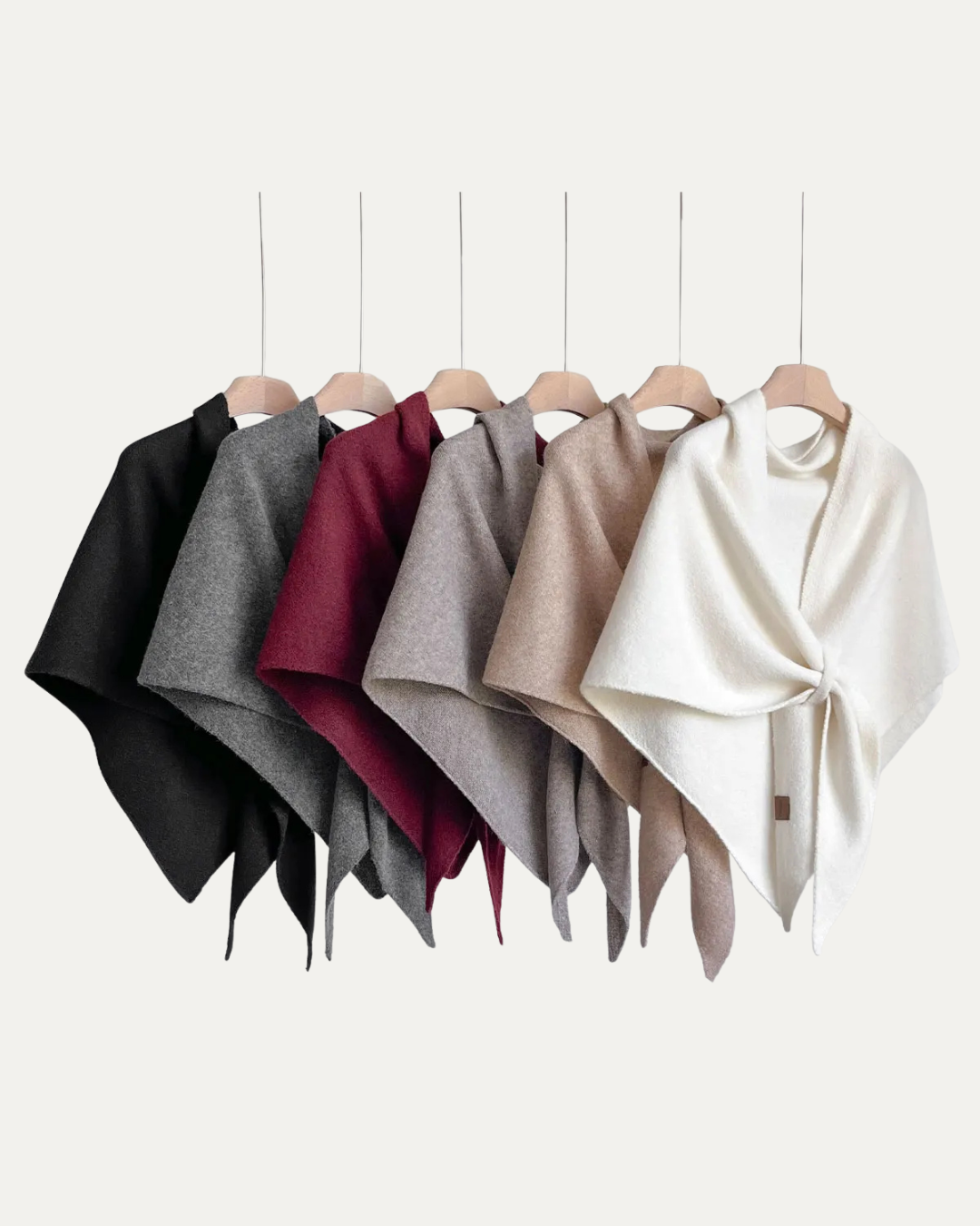 Women's Timeless Winter Triangle Scarf - Caramel