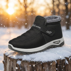Ingrid | Waterproof Fur Lined Ankle Slip On Snow Boots