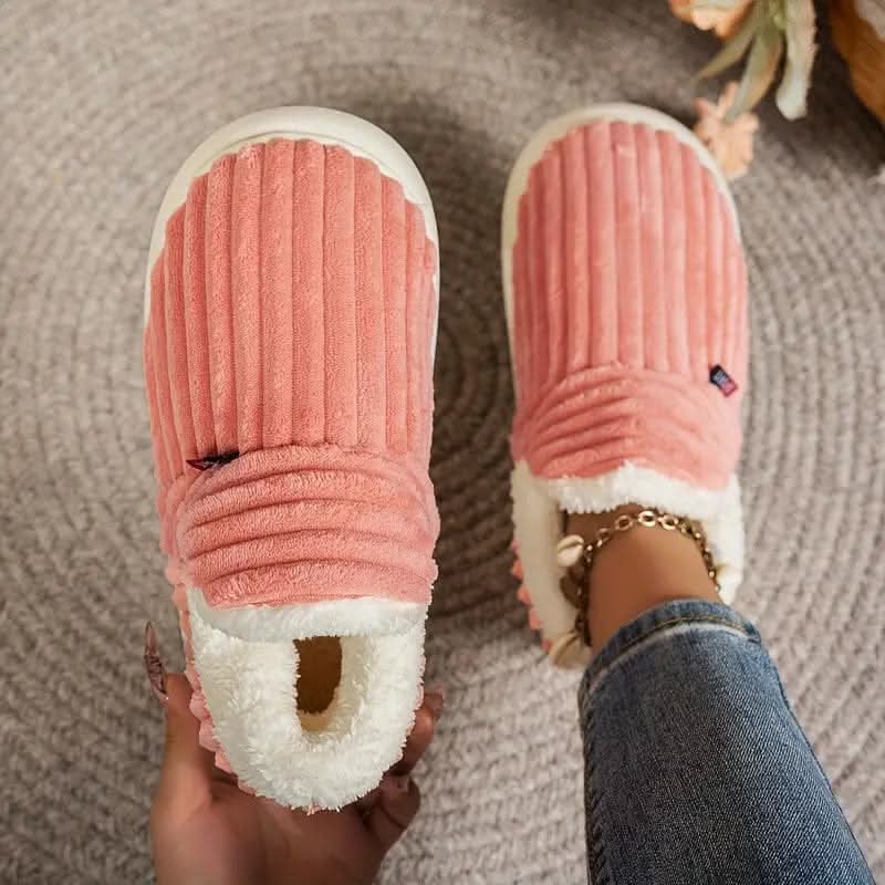 Women's House Indoor Wide Fit Slippers - Pink
