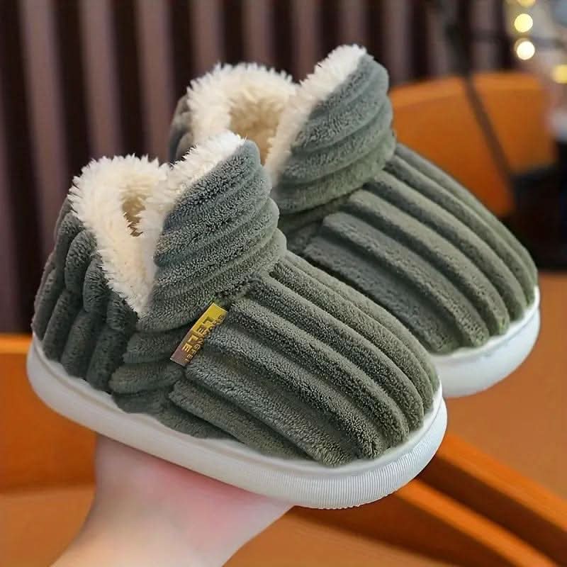 Women's House Indoor Wide Fit Slippers - Grey