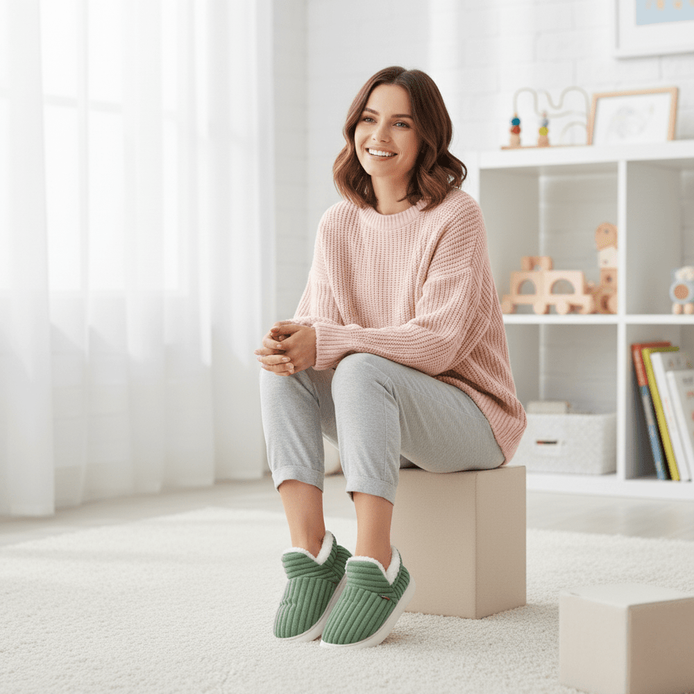 Women's House Indoor Wide Fit Slippers