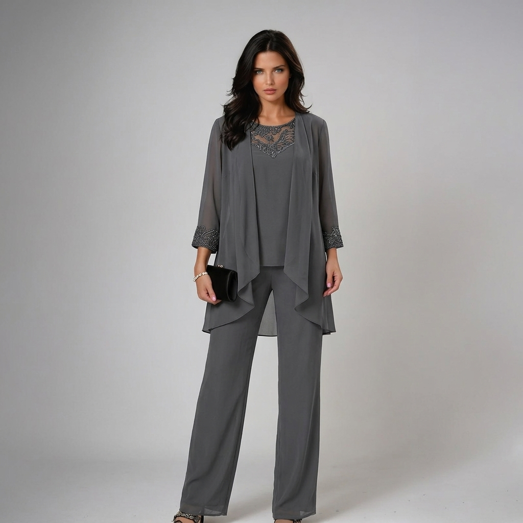 Josiane | Embellished Three-Piece Set