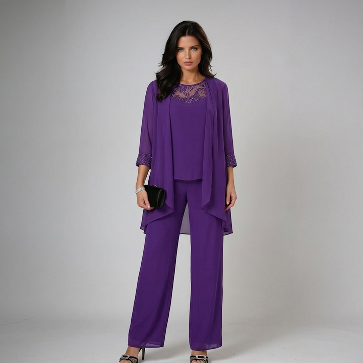 Josiane | Embellished Three-Piece Set
