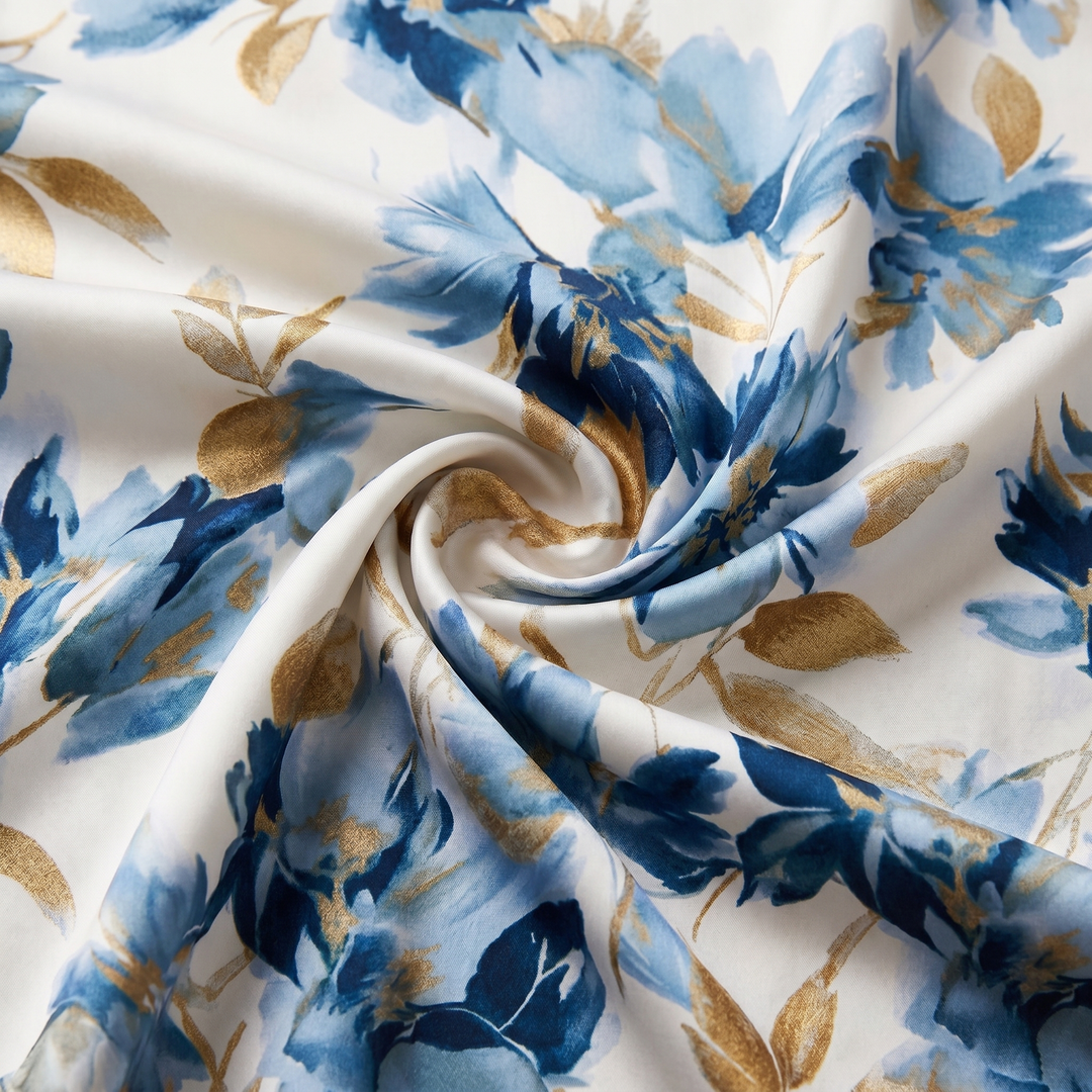 Servane | Elegant Floral Midi Dress