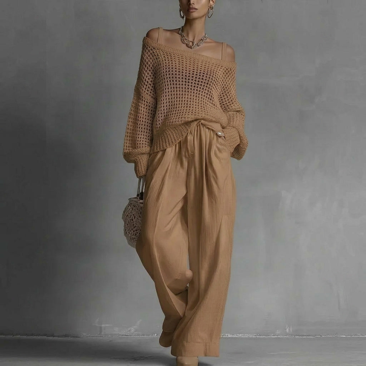 Morwenna | Off-Shoulder Two-Piece Set