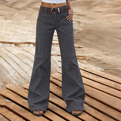 Flore | Practical Cargo Trousers with Side Pockets
