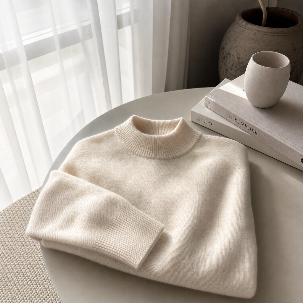 Judith women's ribbed mock neck sweater - photo 6