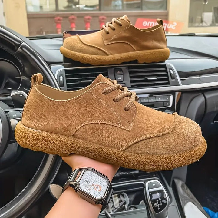 Men's Leather Shock-Absorbing Orthopedic Shoes Men