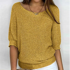 Joanne | Women's Relaxed Round Neck Knit Sweater