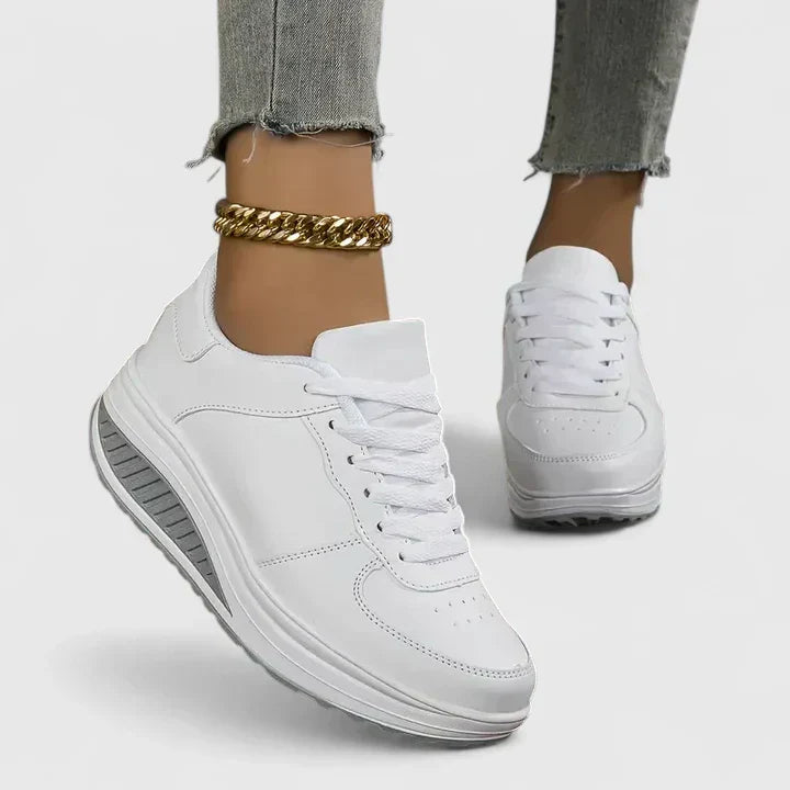 Women's Chic Platform Orthopedic Sneakers - White
