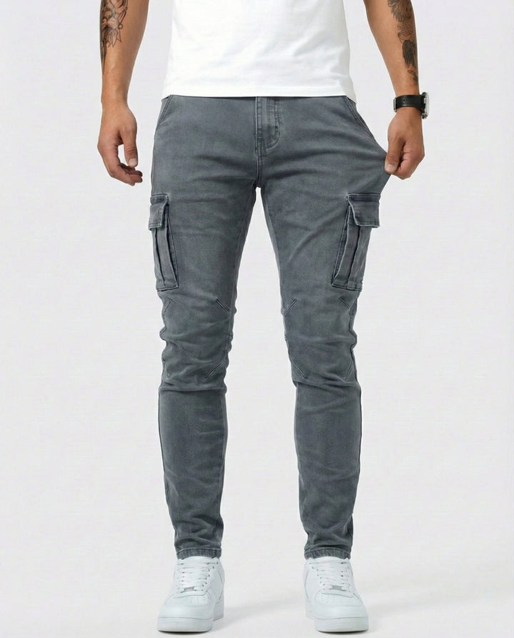 Alastair | Stretch Slim Cargo Pant