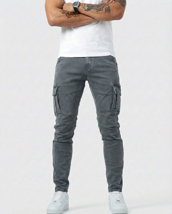 Alastair | Stretch Slim Cargo Pant