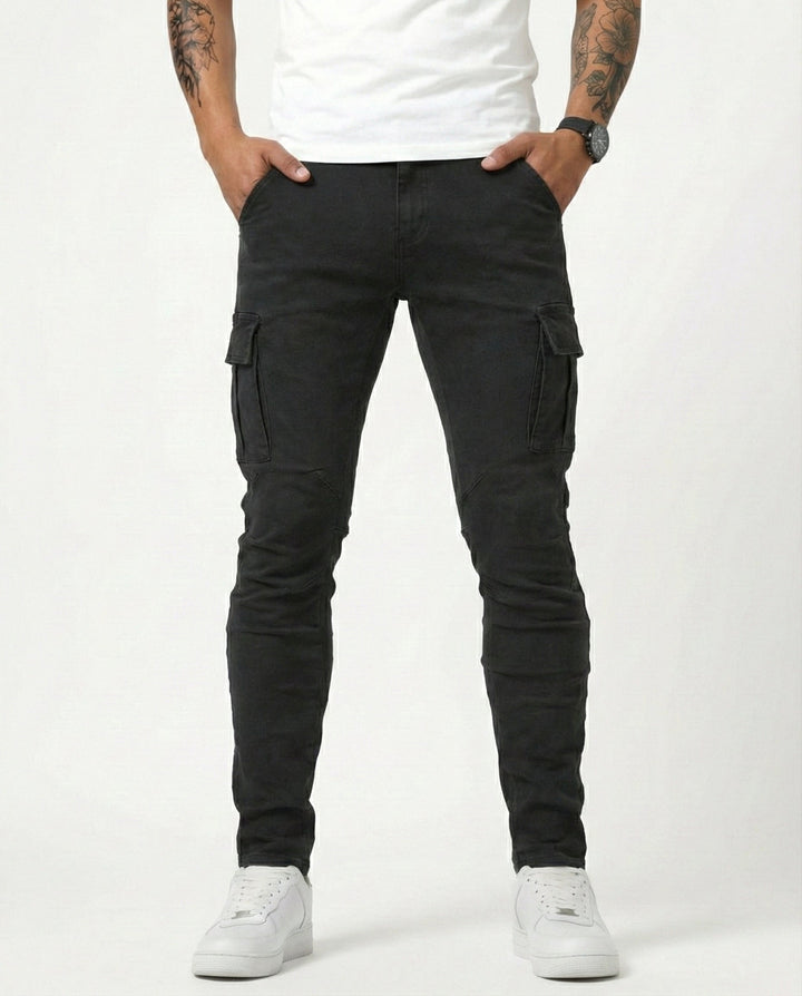 Alastair | Stretch Slim Cargo Pant