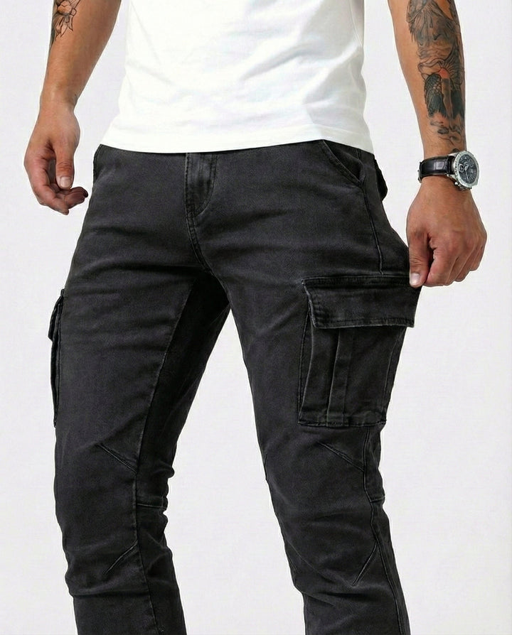 Alastair | Stretch Slim Cargo Pant