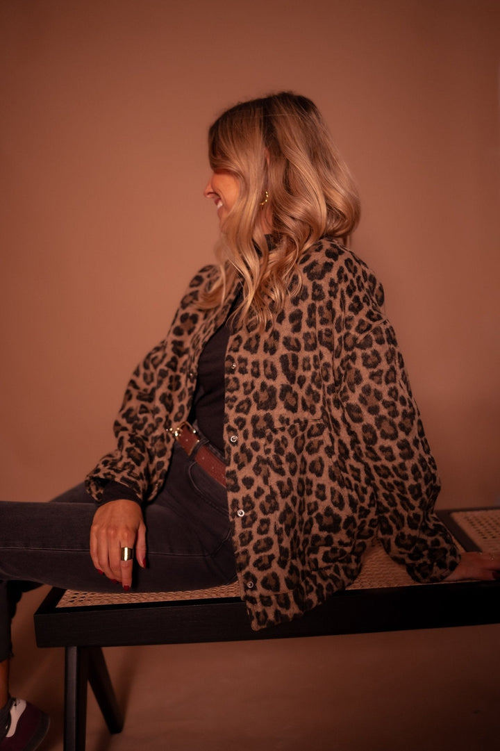 Harper | Trendy Women's Jacket with Leopard Print