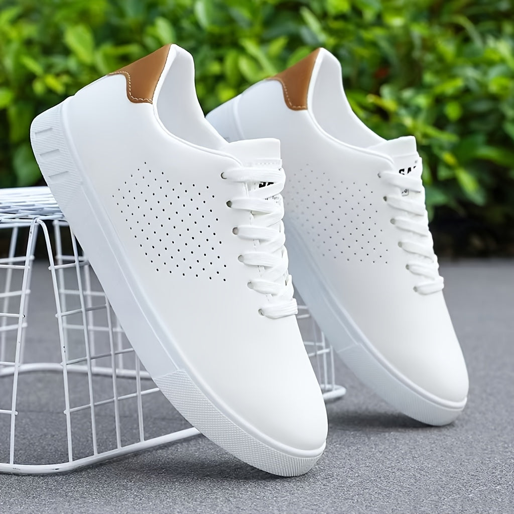 Men's Lace-Up Low-Top Orthopedic Shoes Men - White