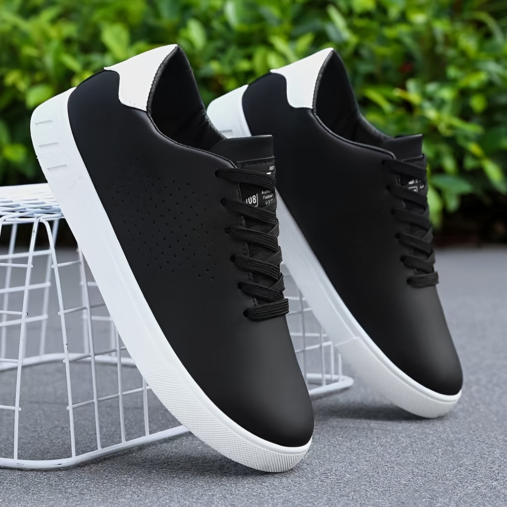 Men's Lace-Up Low-Top Orthopedic Shoes Men - Black