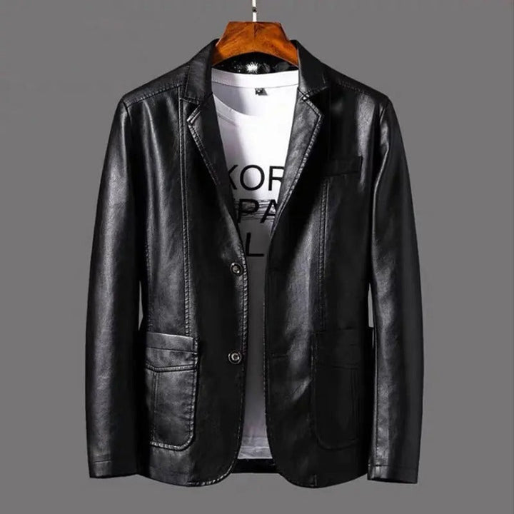 Edmund | Classic Leather Blazer Jacket