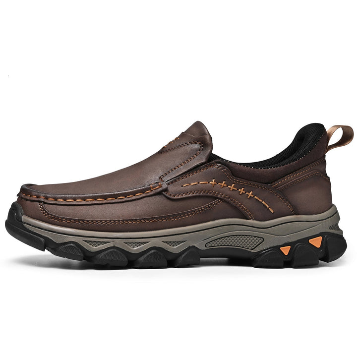 Men's Leather Slip On Orthopedic Shoes Men