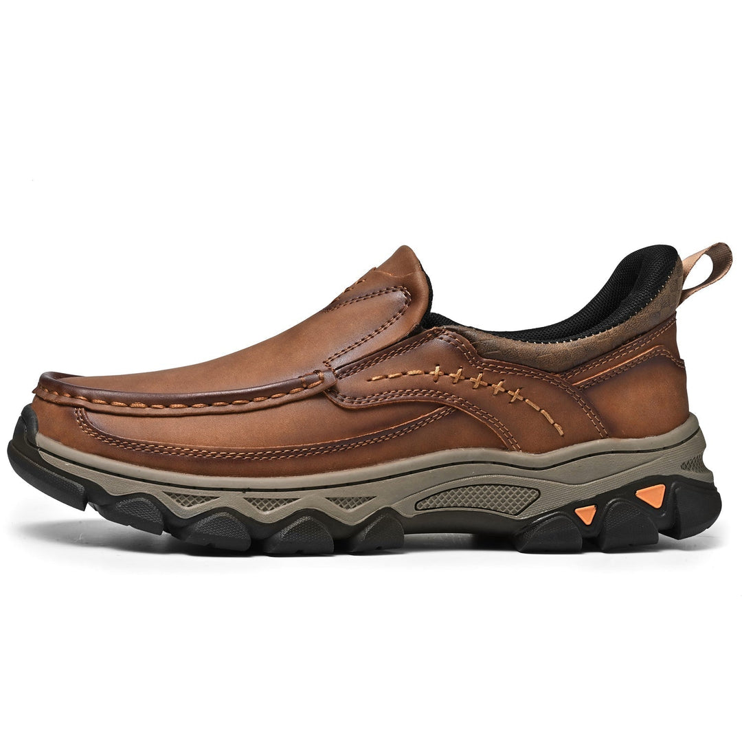 Men's Leather Slip On Orthopedic Shoes Men