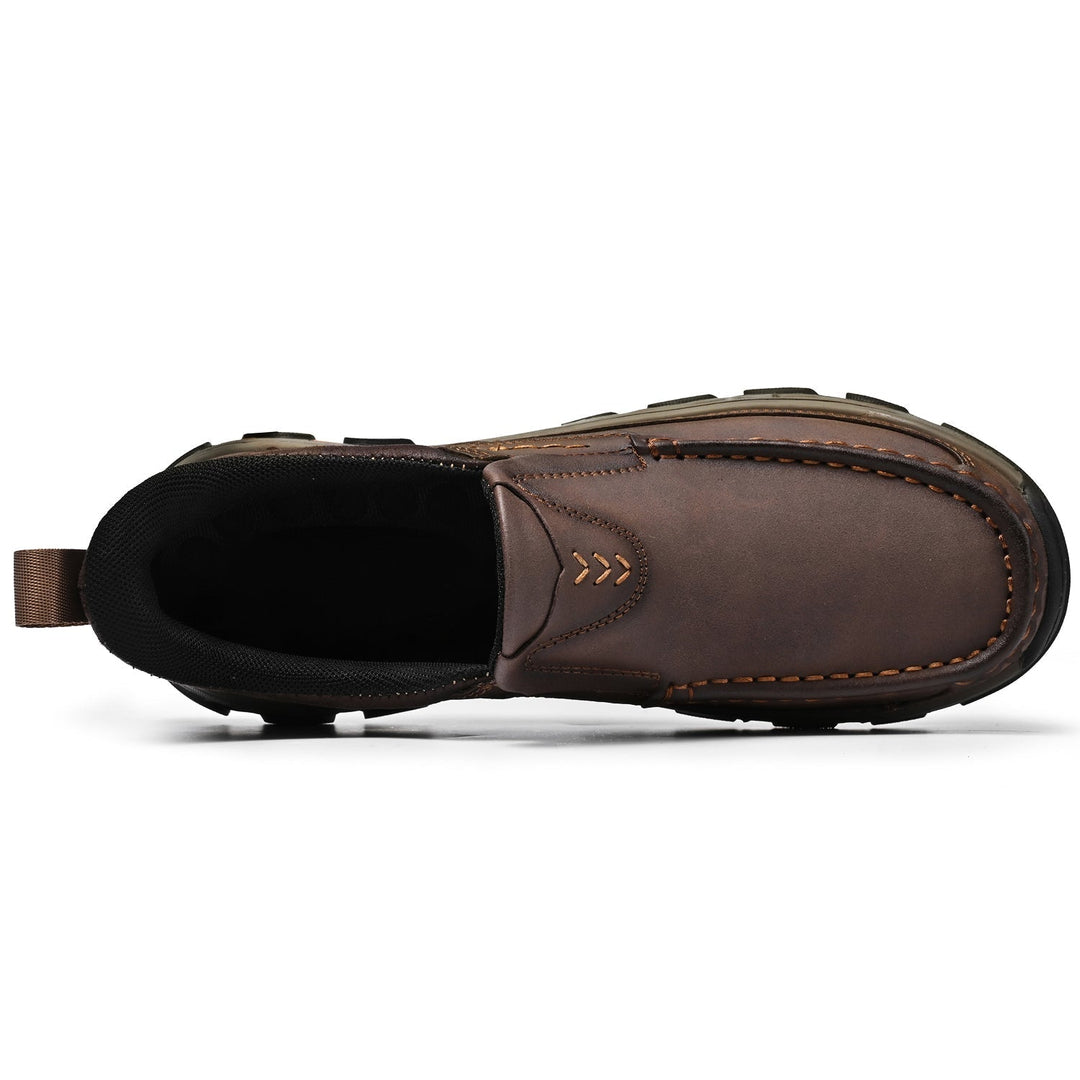 Men's Leather Slip On Orthopedic Shoes Men