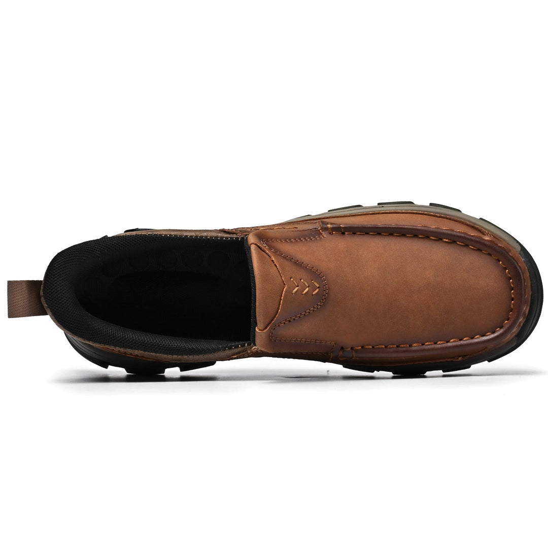 Men's Leather Slip On Orthopedic Shoes Men