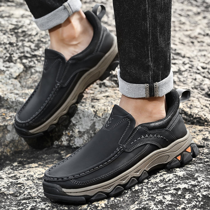Men's Leather Slip On Orthopedic Shoes Men