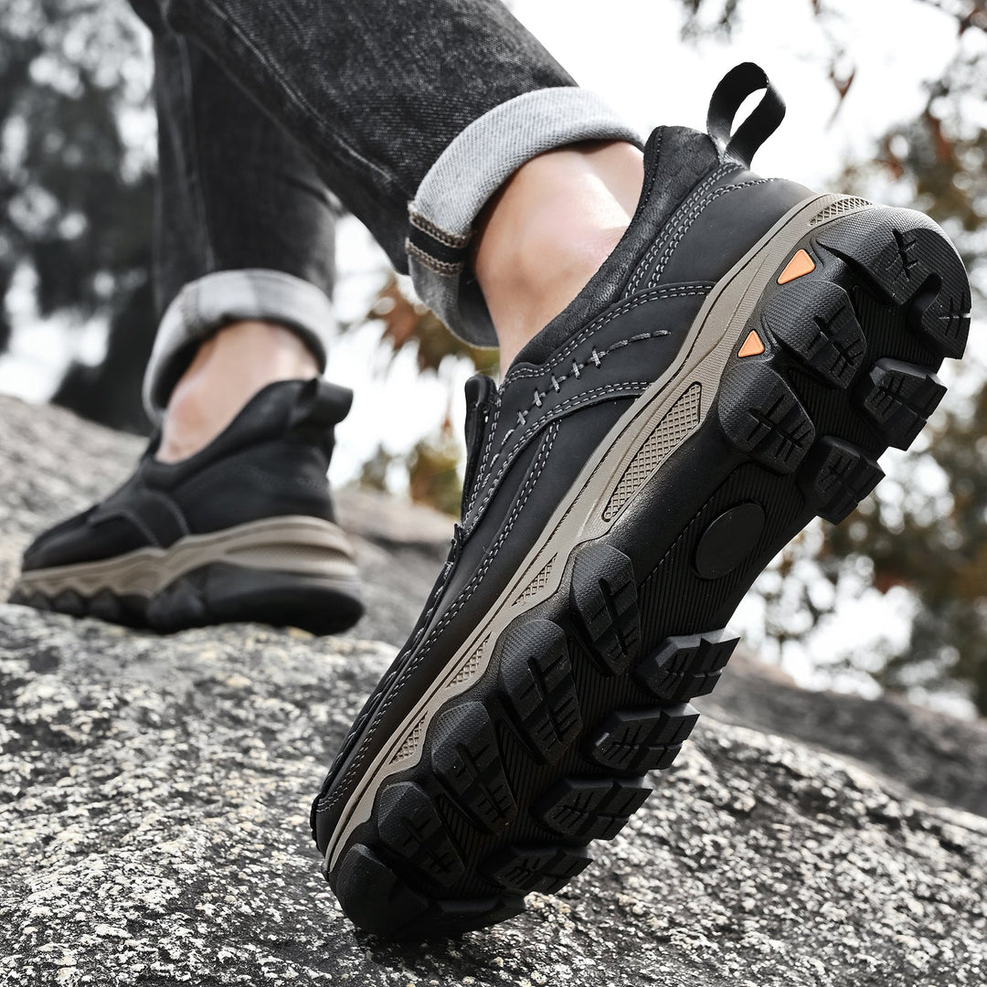 Men's Leather Slip On Orthopedic Shoes Men