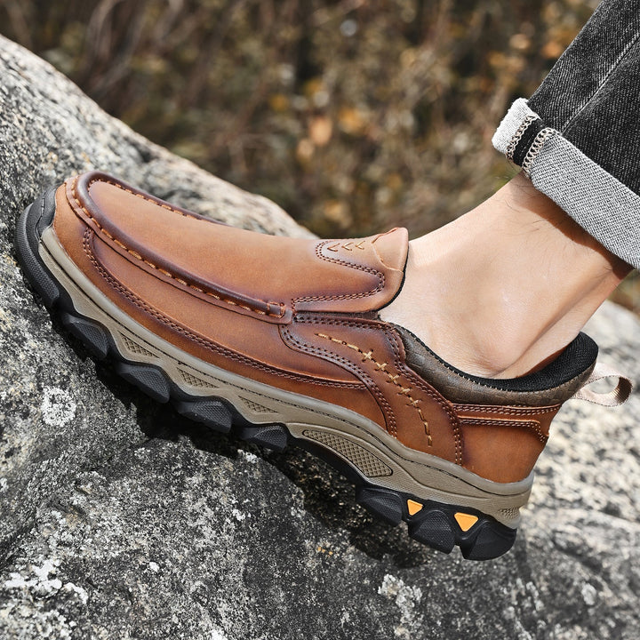 Men's Leather Slip On Orthopedic Shoes Men