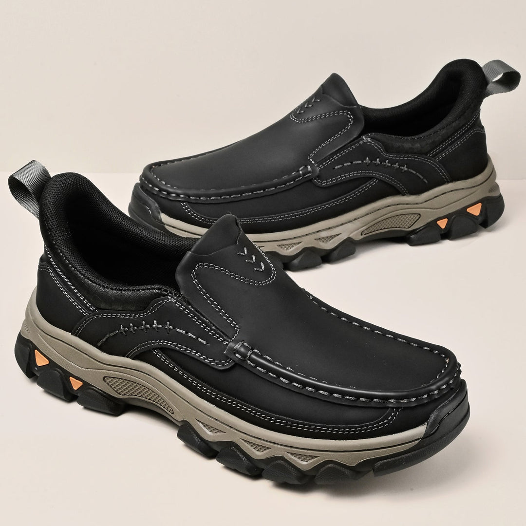 Men's Leather Slip On Orthopedic Shoes Men