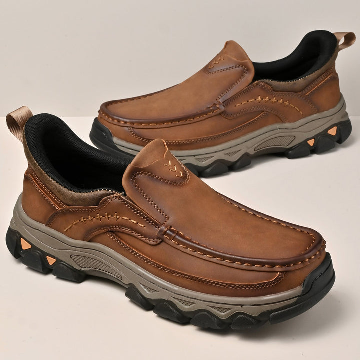 Men's Leather Slip On Orthopedic Shoes Men