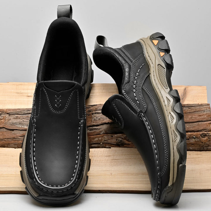 Men's Leather Slip On Orthopedic Shoes Men