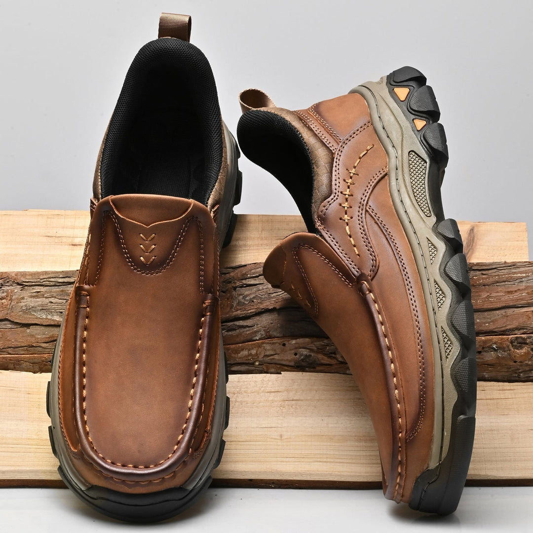 Men's Leather Slip On Orthopedic Shoes Men