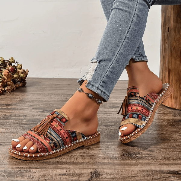 Mireille™ | Orthopedic Women's Sandals with Bohemian Print